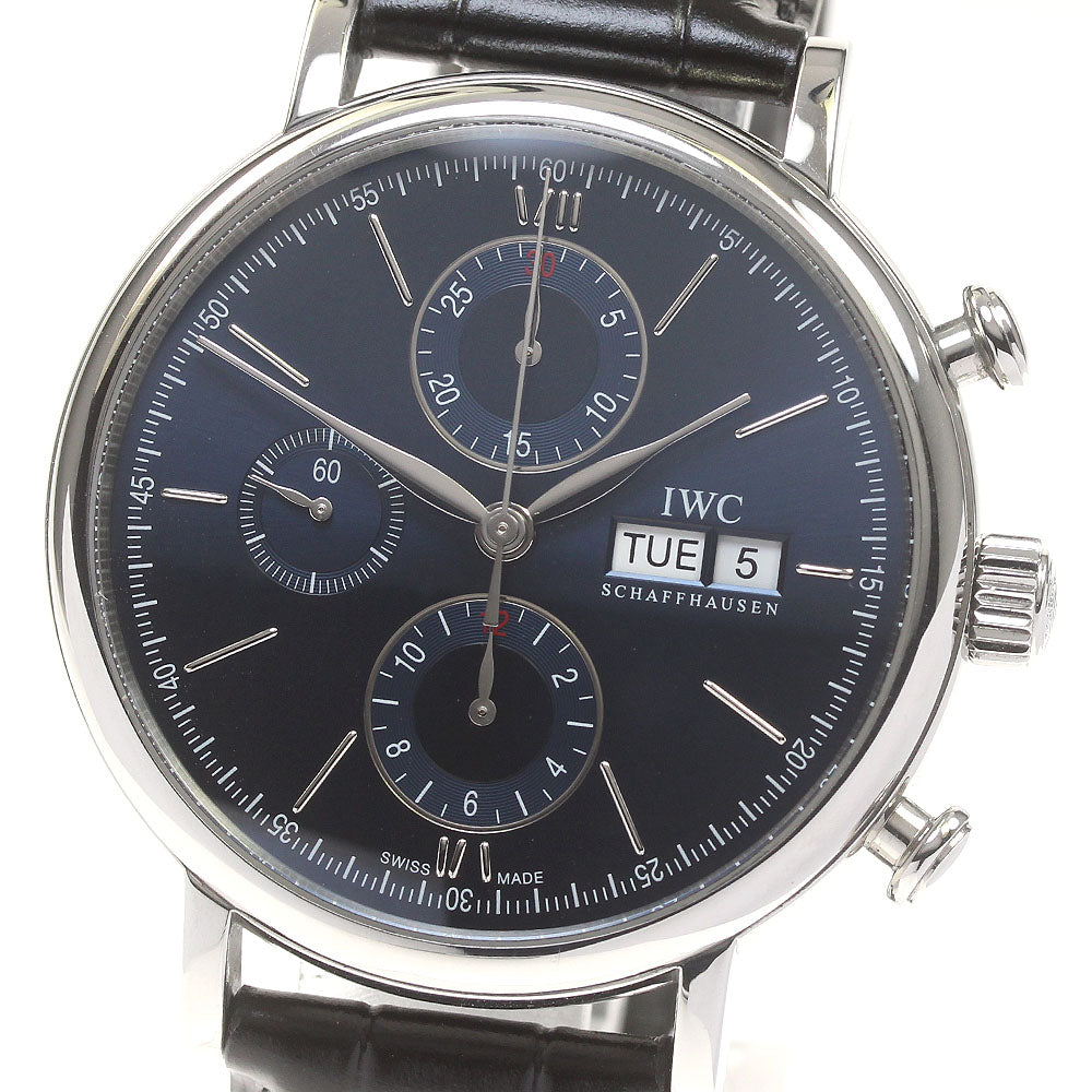IWC SCHAFFHAUSEN IW391019 Portofino Chronograph Laureus Limited Edition of 2500 pieces worldwide Automatic Men's Excellent Condition