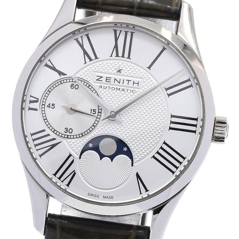 ZENITH 03.2310.692 Class Elite Ultra Thin Moon Phase Automatic Women's Watch with Warranty