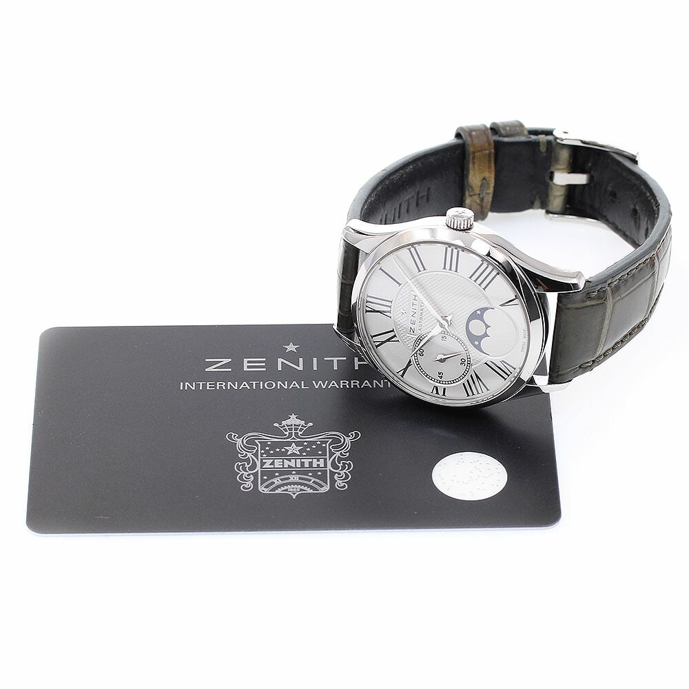 ZENITH 03.2310.692 Class Elite Ultra Thin Moon Phase Automatic Women's Watch with Warranty