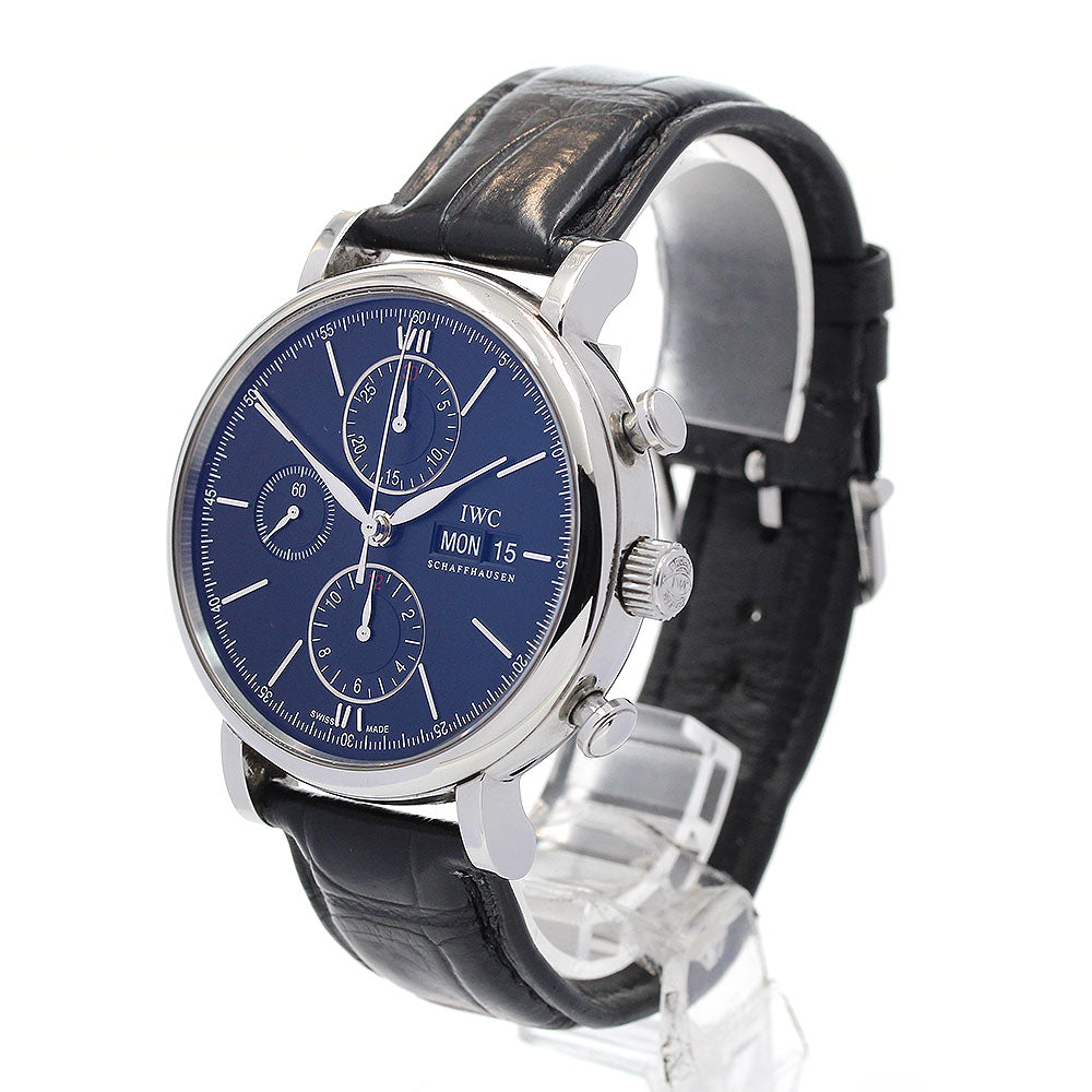 IWC SCHAFFHAUSEN IW391029 Portofino Chronograph Day Date Automatic Men's Watch with Warranty