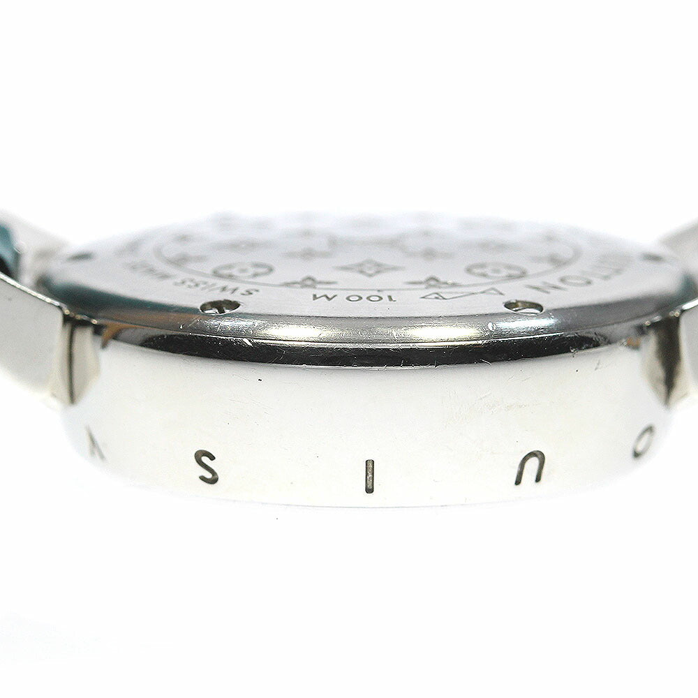 LOUIS VUITTON Q121G Tambour Lovely 18P Diamond Quartz Women's