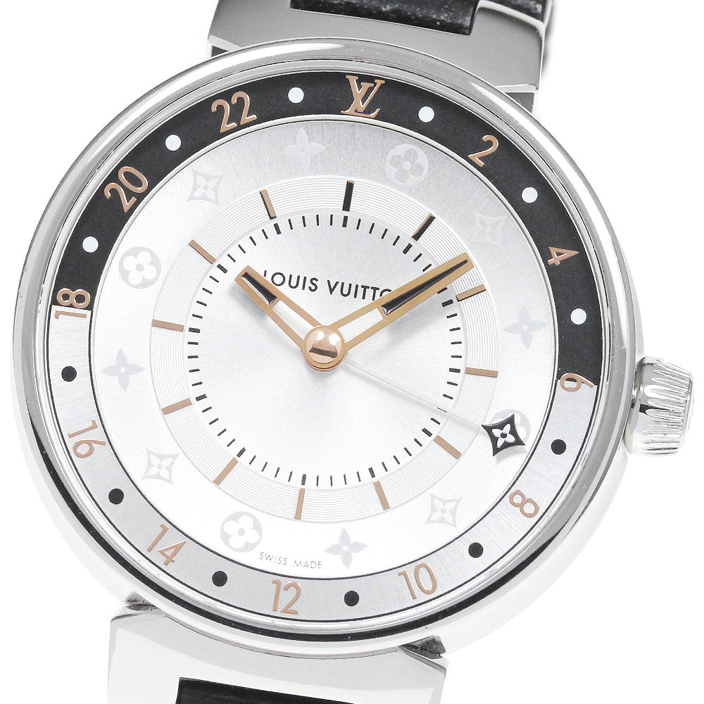 LOUIS VUITTON QA104 Tambour GMT Quartz Women's
