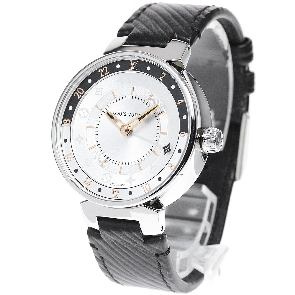 LOUIS VUITTON QA104 Tambour GMT Quartz Women's