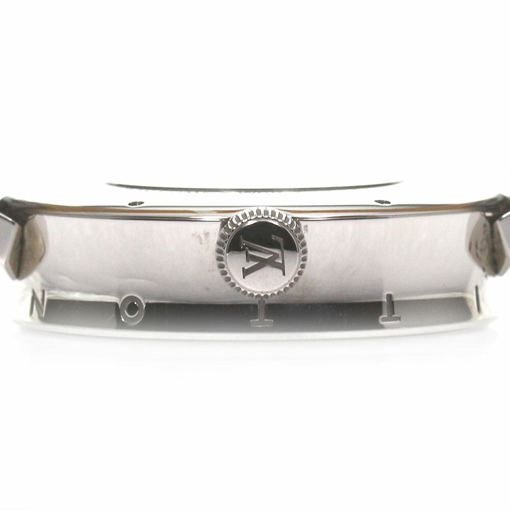 LOUIS VUITTON QA096 Tambour Moon Dual Time GMT Quartz Men's
