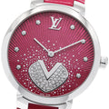 LOUIS VUITTON Q1G09 Tambour Cool V MM 8P Diamond Quartz Women's
