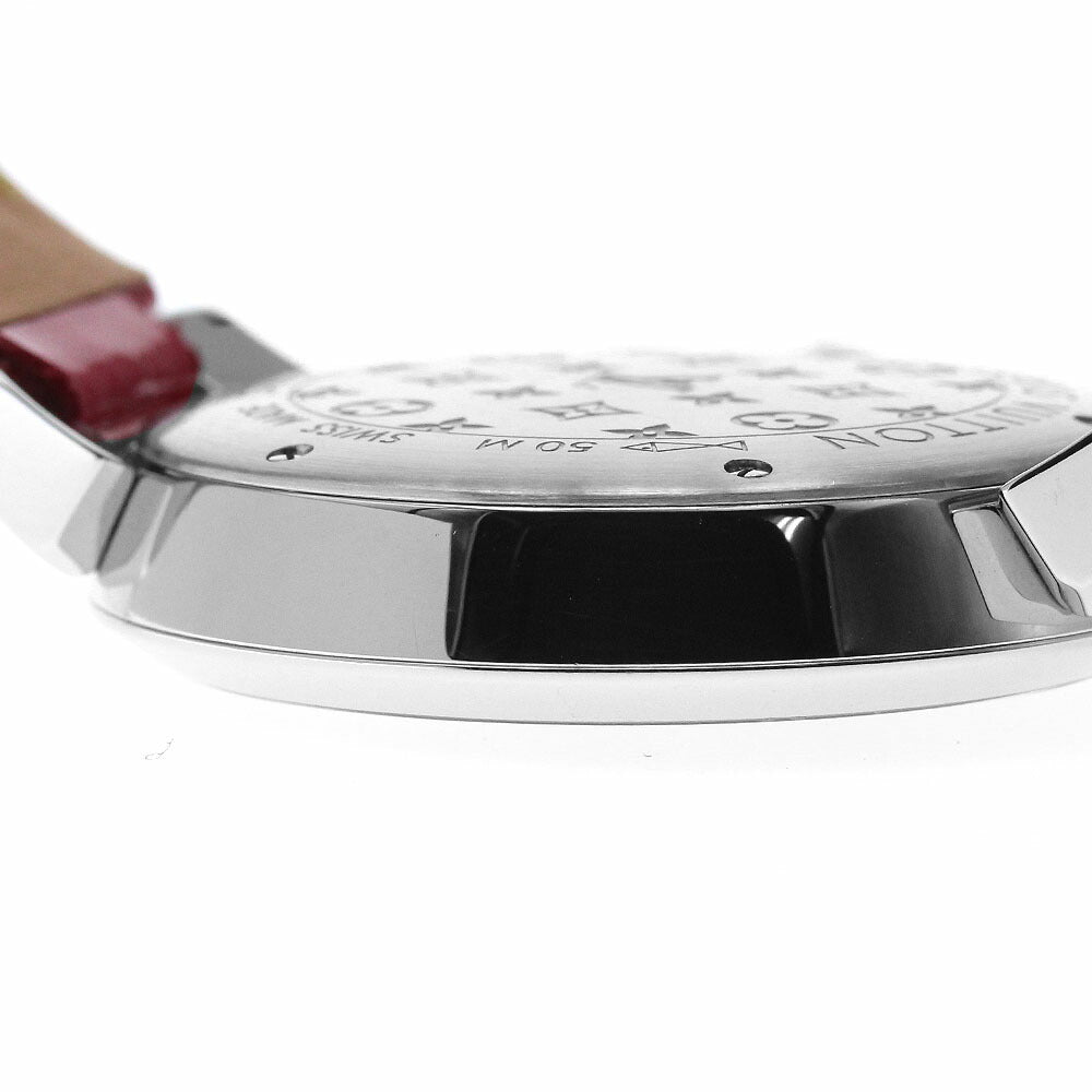 LOUIS VUITTON Q1G09 Tambour Cool V MM 8P Diamond Quartz Women's