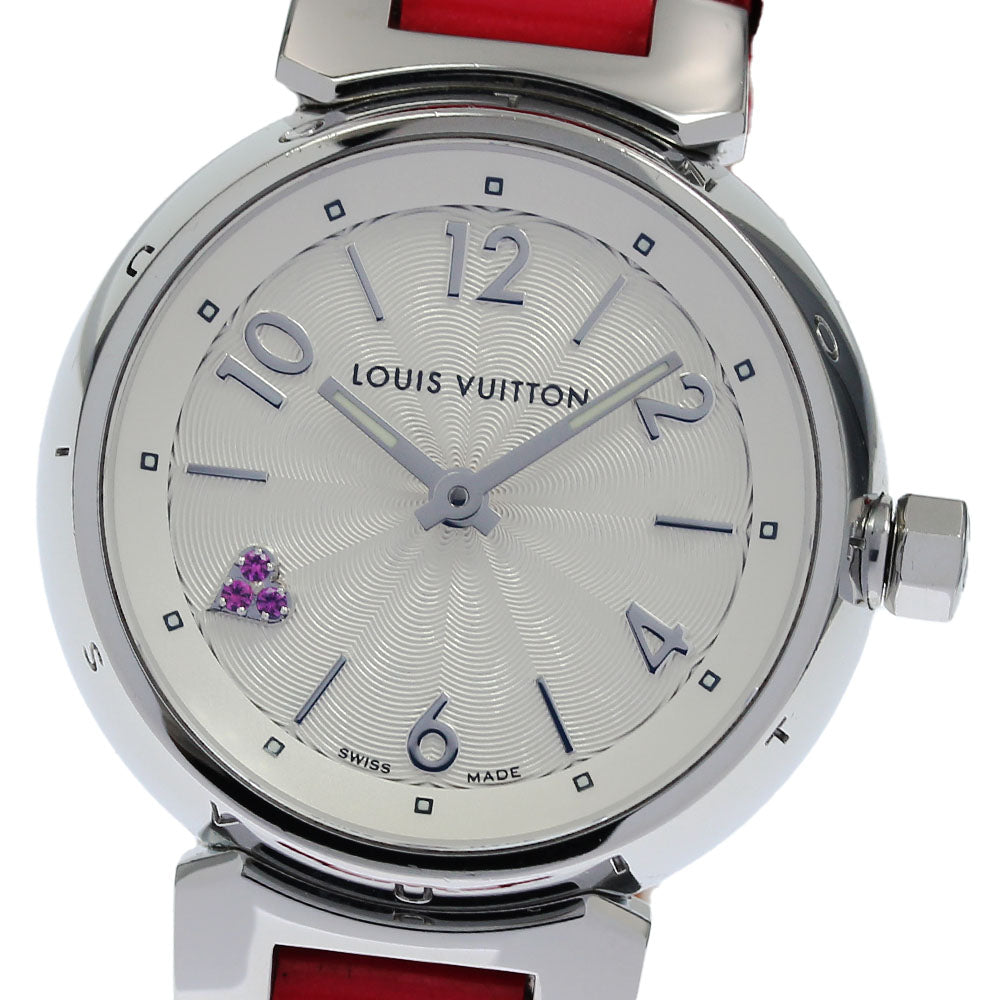 LOUIS VUITTON Q1218 Tambour Heart Quartz Women's