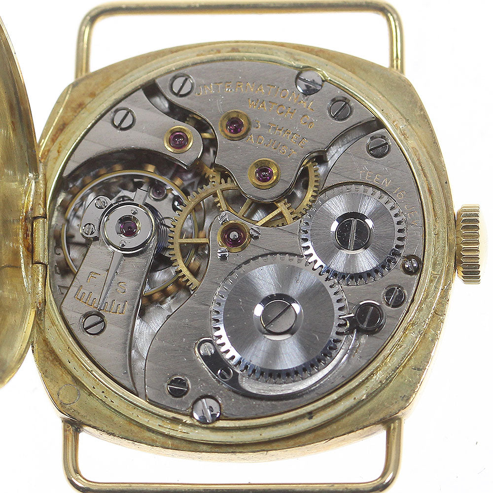 IWC SCHAFFHAUSEN K18YG Small Second Vintage Hand-Wound Women's Watch