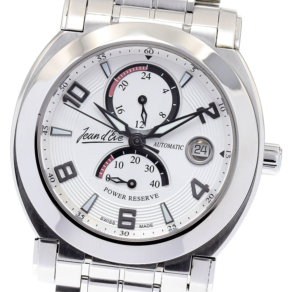 Jean d'Eve 847051 AS.AA Lunar Power Reserve Automatic Men's Watch Good Condition