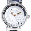 LOUIS VUITTON QA104 Tambour Moon Dual Time Quartz Women's Watch Good Condition