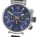 LOUIS VUITTON Q102V Tambour Chronograph Automatic Men's Watch with Box and Warranty