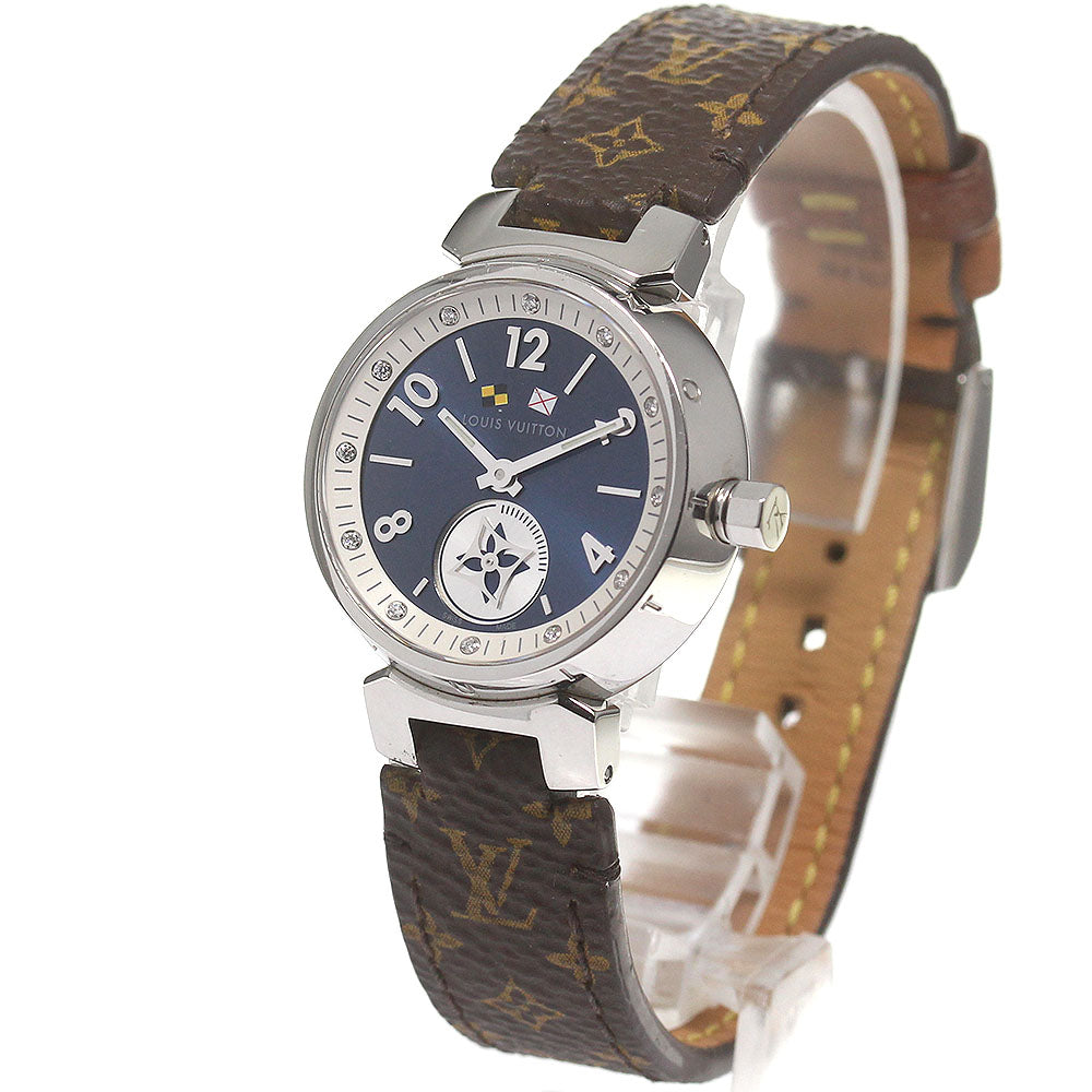 LOUIS VUITTON Q12MP Tambour Quartz Women's