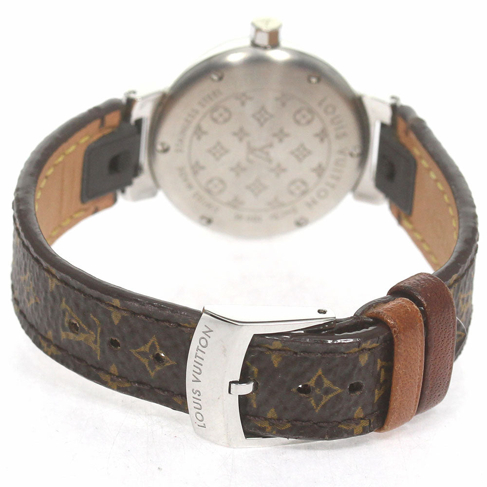 LOUIS VUITTON Q12MP Tambour Quartz Women's