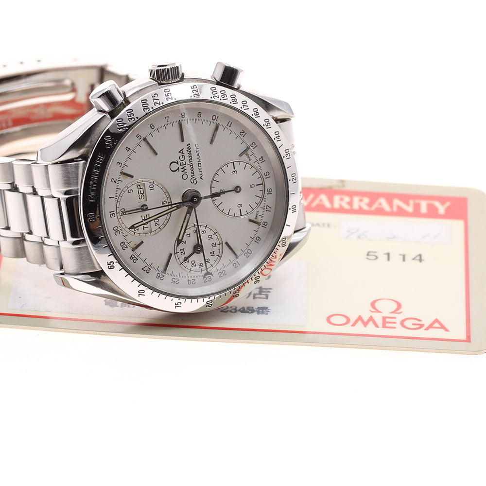 OMEGA 3521.30 Speedmaster Triple Calendar Automatic Men's Watch with Warranty