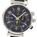 LOUIS VUITTON Q1141 Tambour Chronograph El Primero Automatic Men's Watch in Excellent Condition