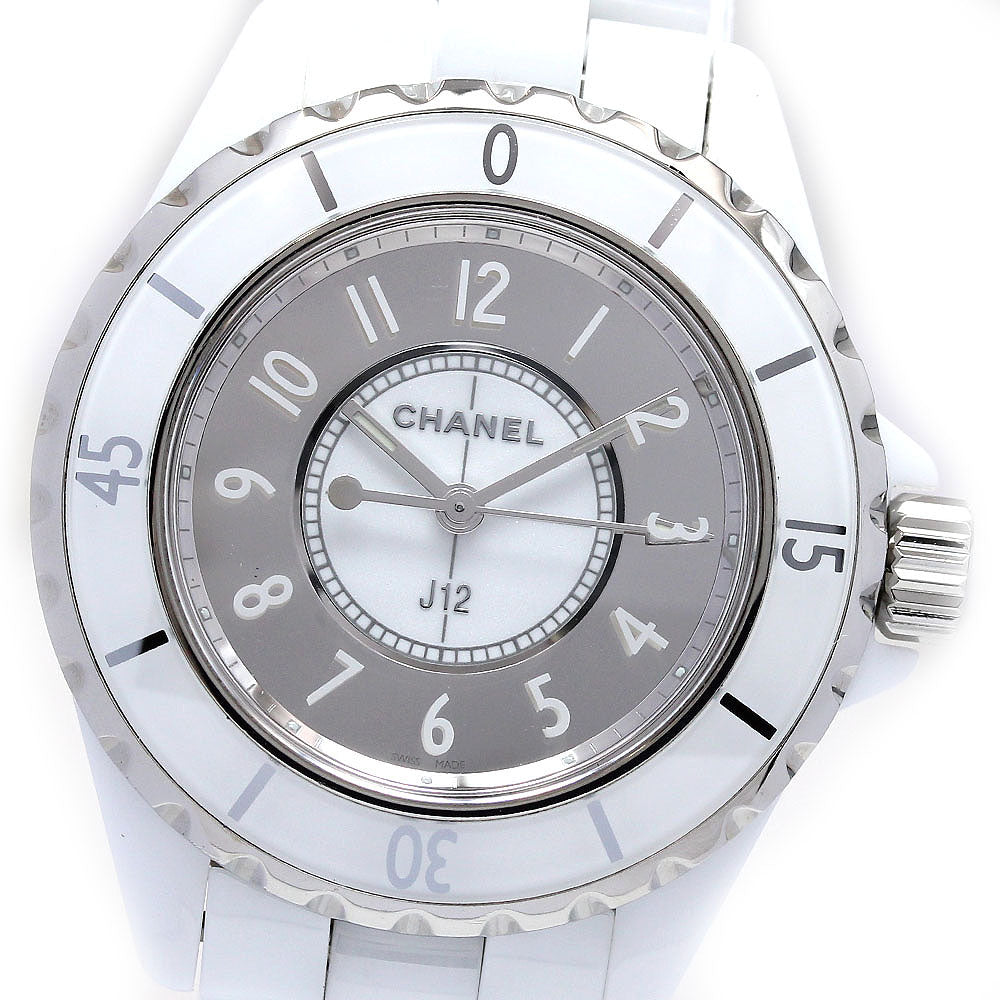 CHANEL H4861 J12 Mirror 33mm Quartz Women's Watch Excellent Condition