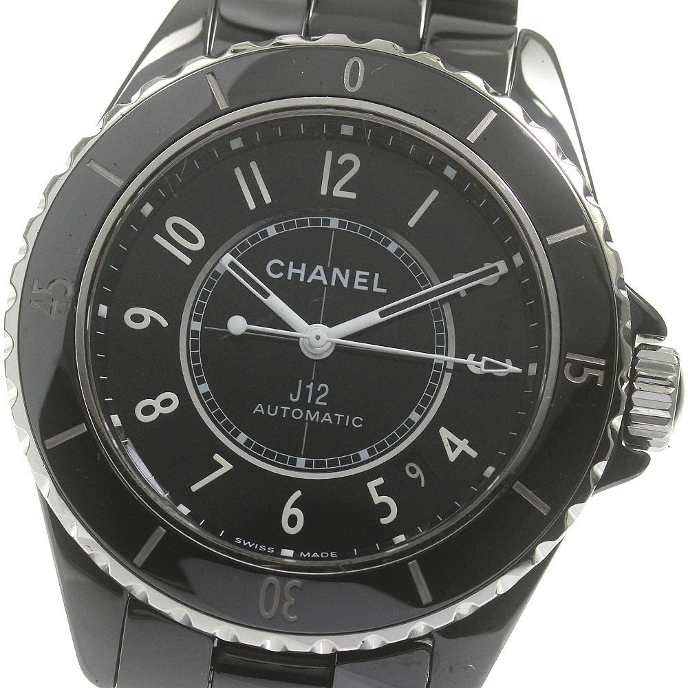 CHANEL H5697 J12 Black Ceramic Date Automatic Men's Watch