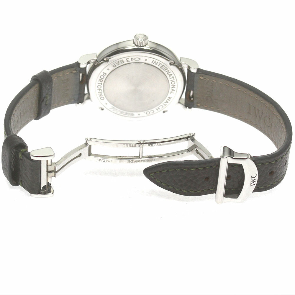 IWC SCHAFFHAUSEN IW357412 Portofino Automatic 34 12P Diamond Automatic Women's Watch with Warranty