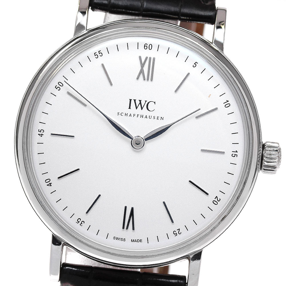 IWC SCHAFFHAUSEN IW511102 Portofino Hand-Wound Pure Classic Men's Watch with Warranty