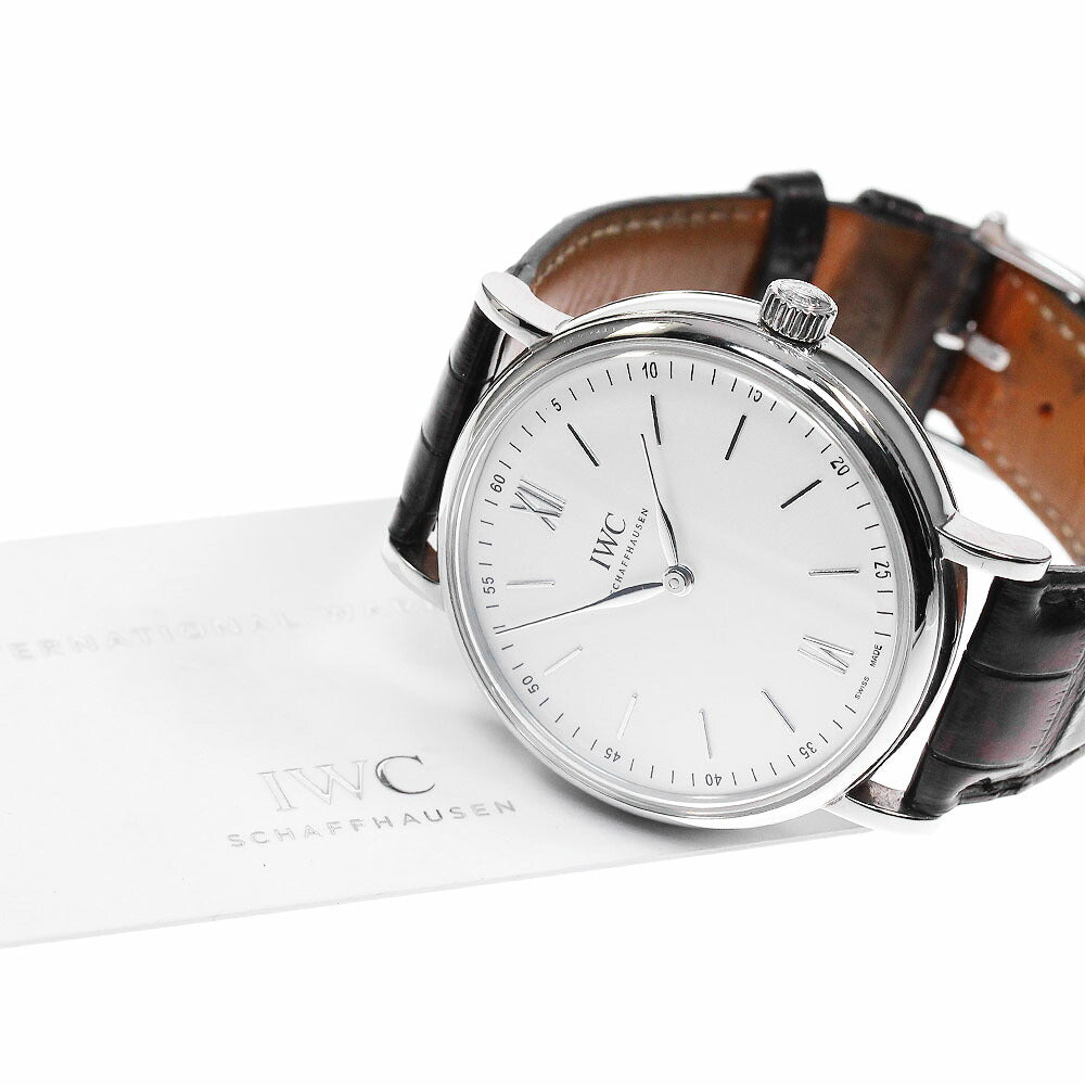 IWC SCHAFFHAUSEN IW511102 Portofino Hand-Wound Pure Classic Men's Watch with Warranty