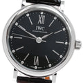IWC SCHAFFHAUSEN IW357412 Portofino Automatic 34 12P Diamond Automatic Women's Watch with Warranty