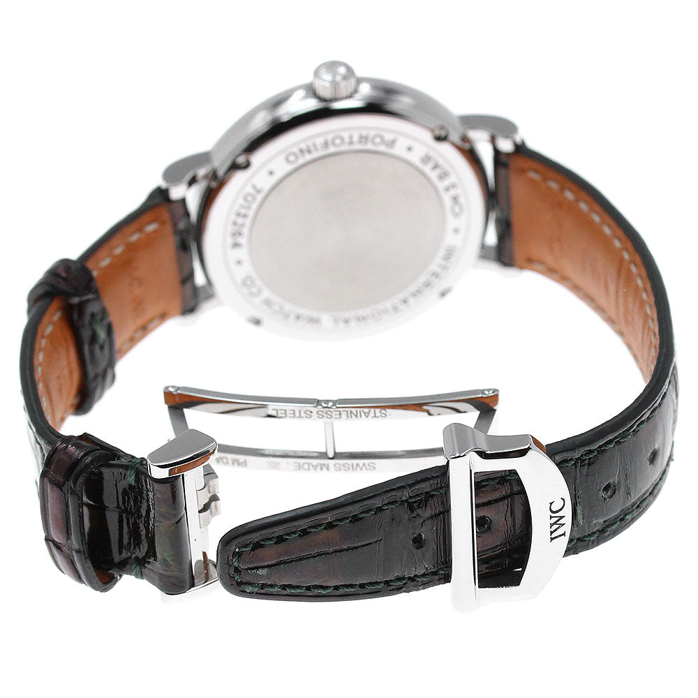 IWC SCHAFFHAUSEN IW357412 Portofino Automatic 34 12P Diamond Automatic Women's Watch with Warranty