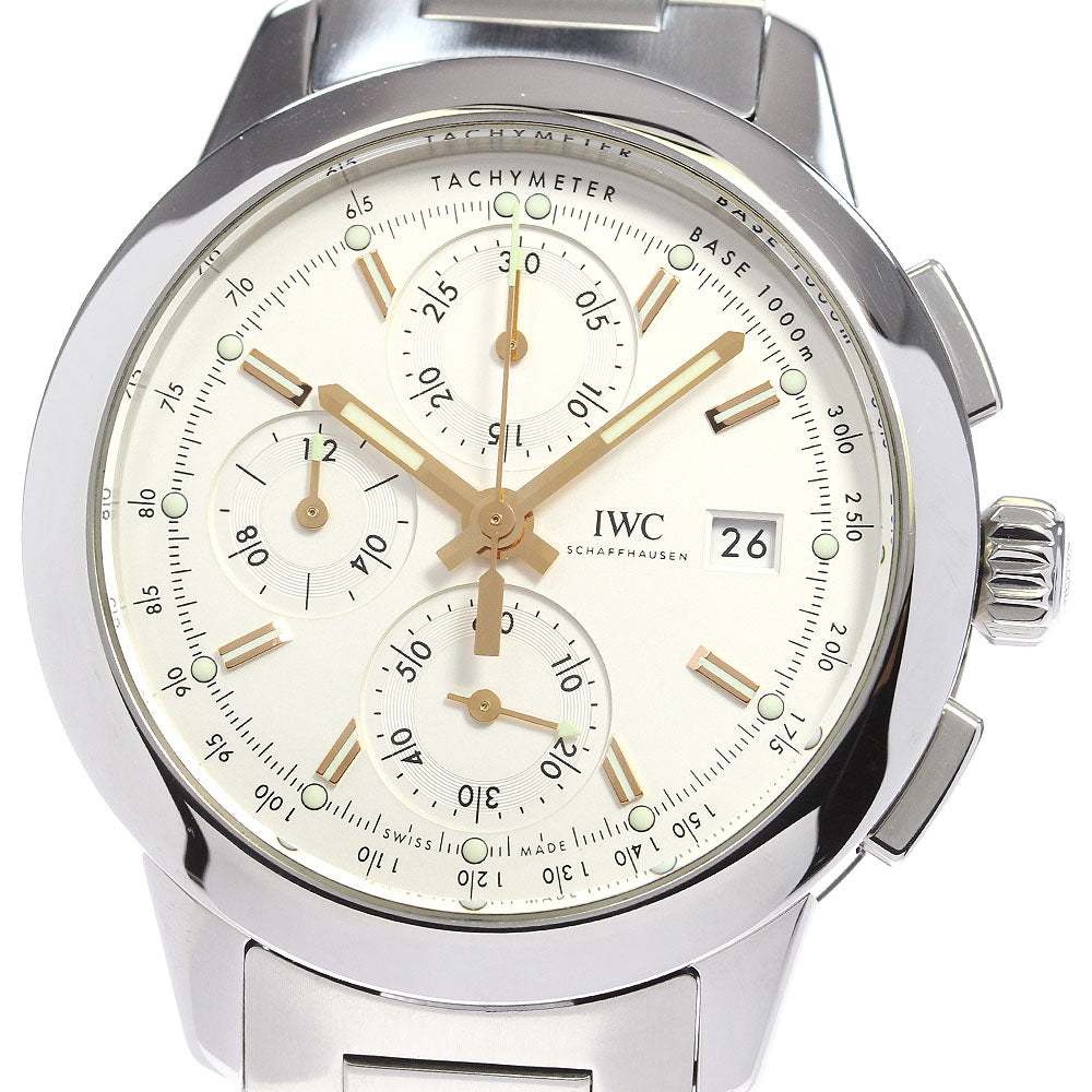 IWC SCHAFFHAUSEN IW380801 Ingenieur Chronograph Date Automatic Men's Watch Good Condition Warranty Included