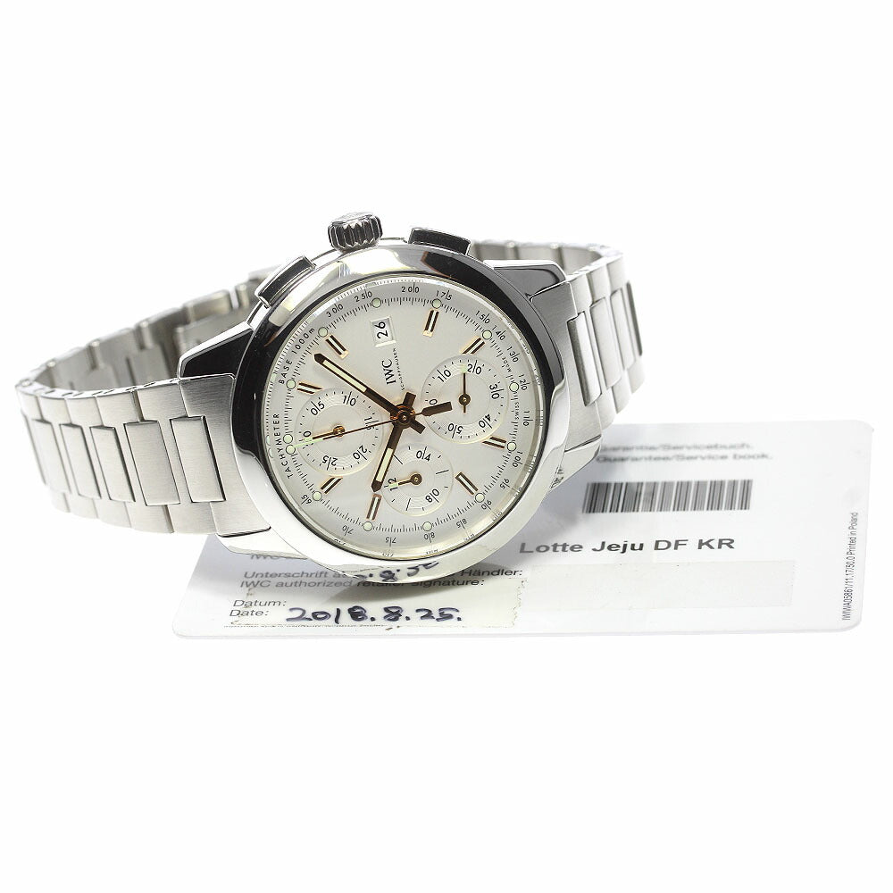 IWC SCHAFFHAUSEN IW380801 Ingenieur Chronograph Date Automatic Men's Watch Good Condition Warranty Included