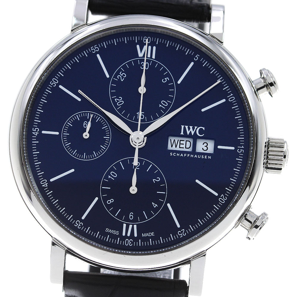 IWC SCHAFFHAUSEN IW391023 Portofino 150 Years Chronograph Day Date Automatic Men's Watch