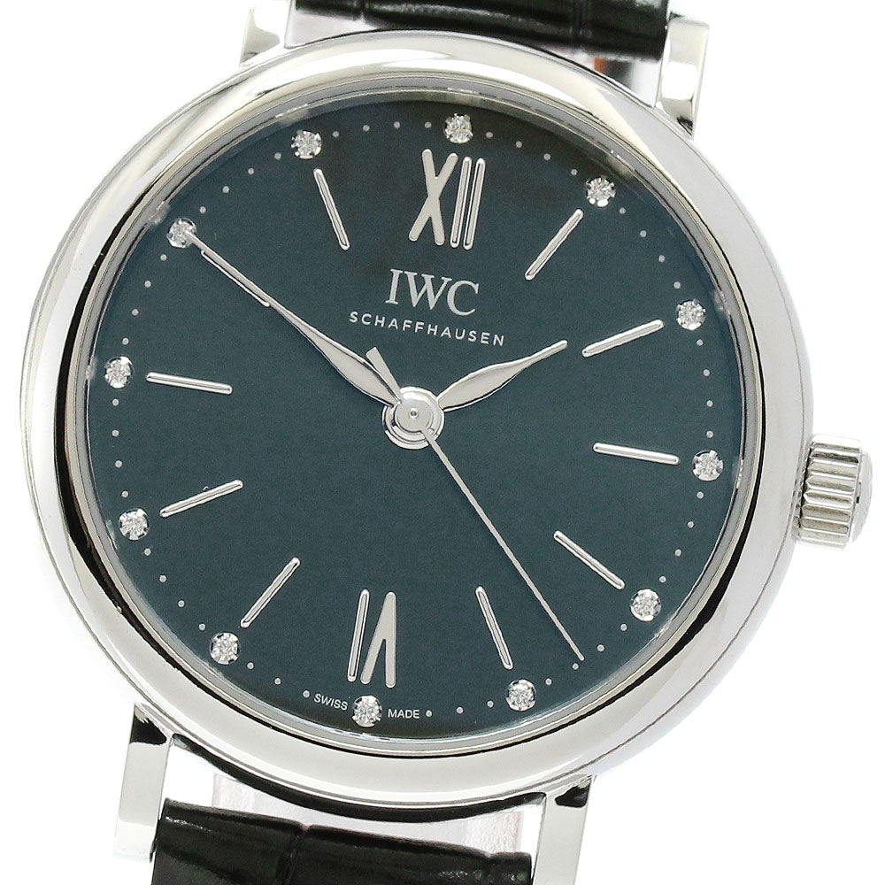 IWC SCHAFFHAUSEN IW357405 Portofino Automatic 34 12P Diamond Automatic Women's Watch