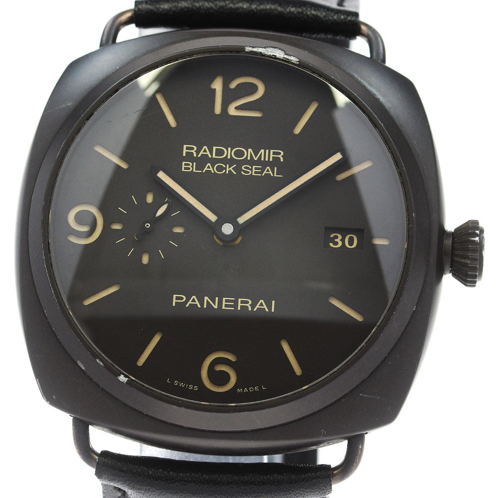 PANERAI PAM00505 Radiomir Composite Black Seal 3 Days Small Second Date Automatic Men's Watch