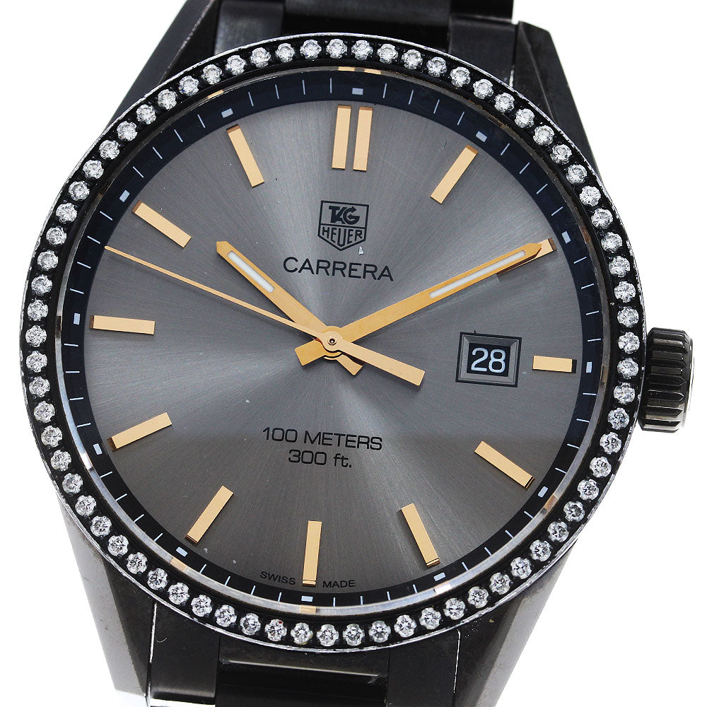 TAG HEUER WAR101B Carrera Cara Delevingne Special Edition Diamond Bezel Quartz Boys' Watch