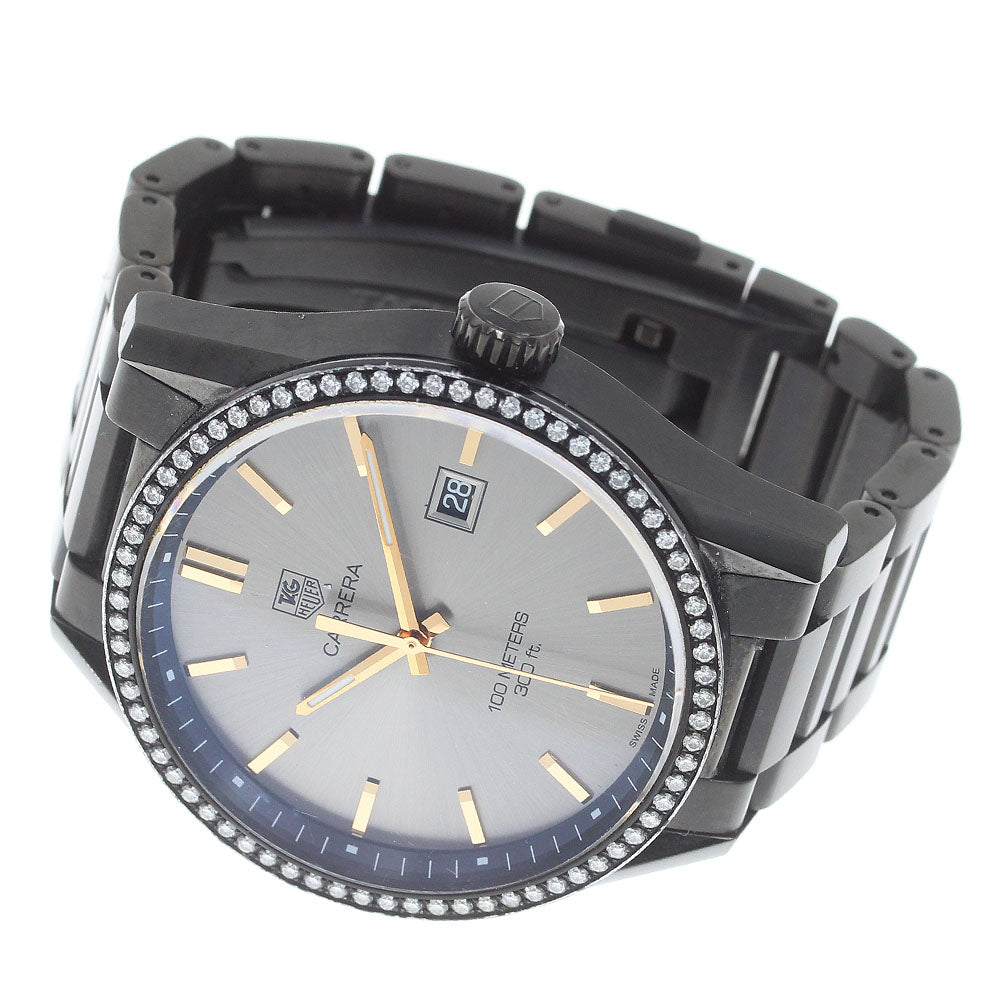 TAG HEUER WAR101B Carrera Cara Delevingne Special Edition Diamond Bezel Quartz Boys' Watch