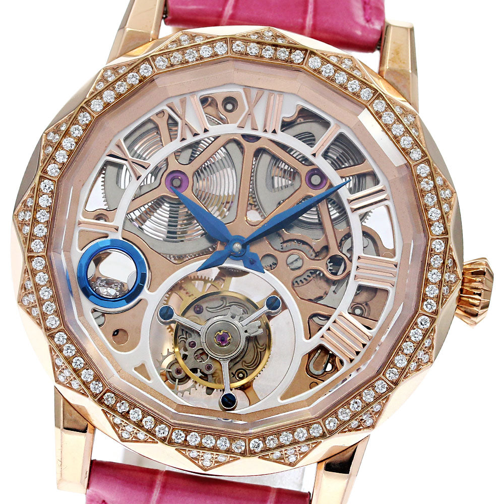 MEMORIGIN M01016L Chandelier Diamond Bezel Tourbillon Manual Winding Boys Watch Good Condition