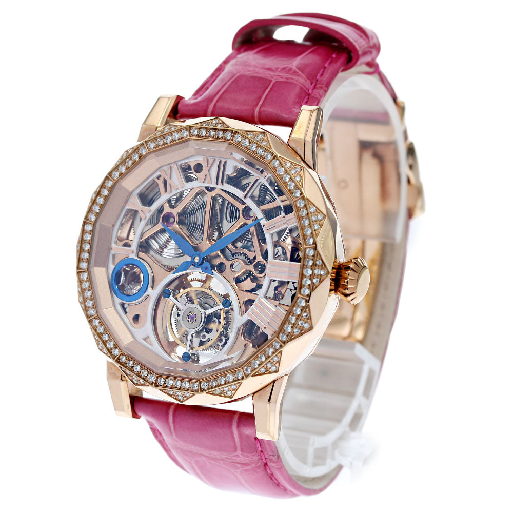 MEMORIGIN M01016L Chandelier Diamond Bezel Tourbillon Manual Winding Boys Watch Good Condition