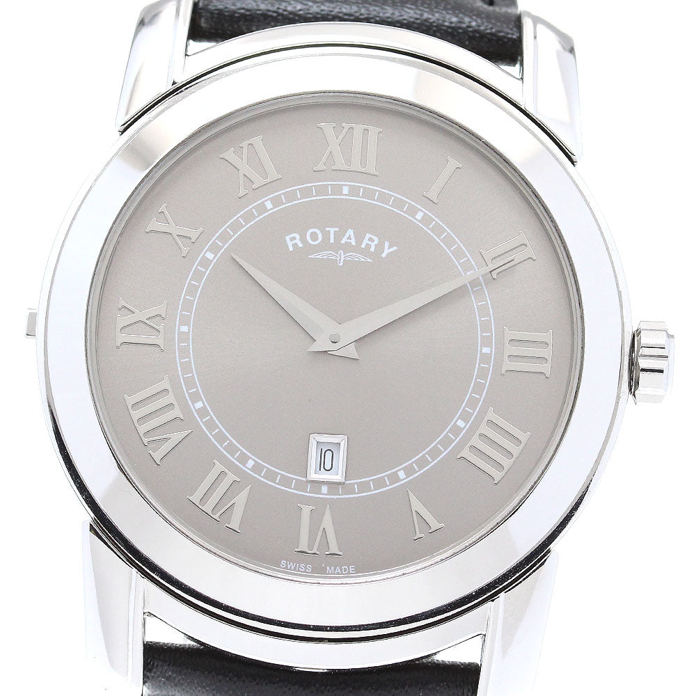 ROTARY GS02910/10/19 Revelation Date Quartz Men's Watch Good Condition