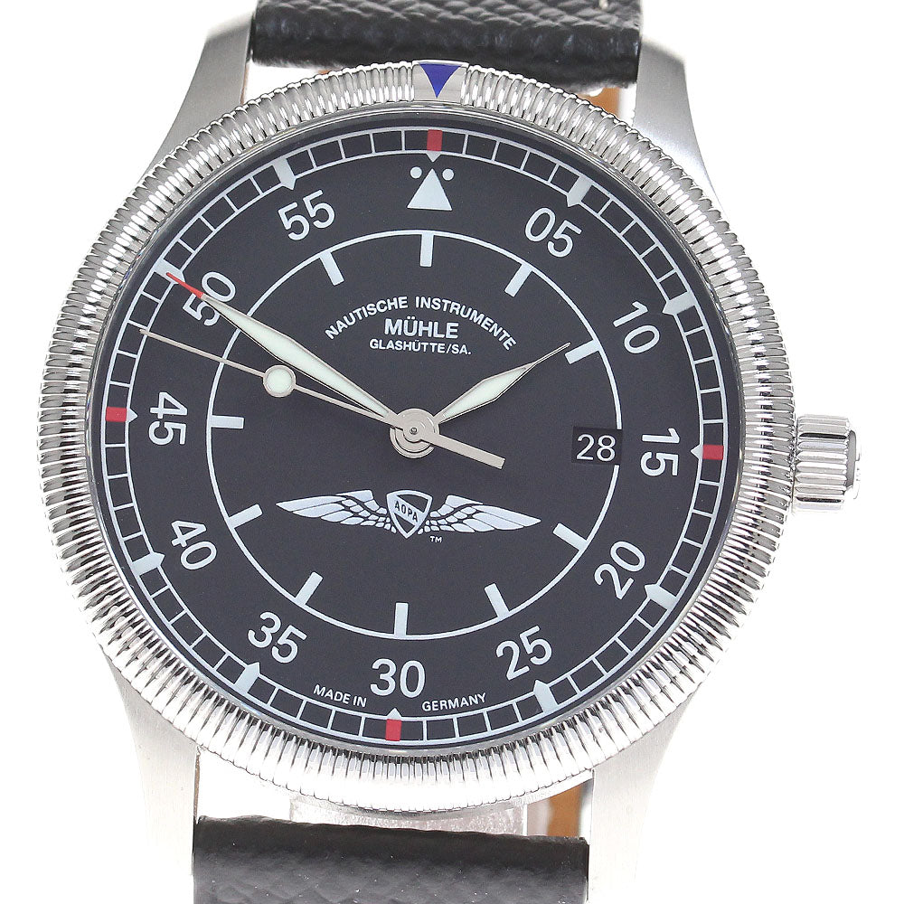 Muhle Glashutte M1-37-34-401 Aerosport Limited Edition AT Men's Watch Excellent Condition
