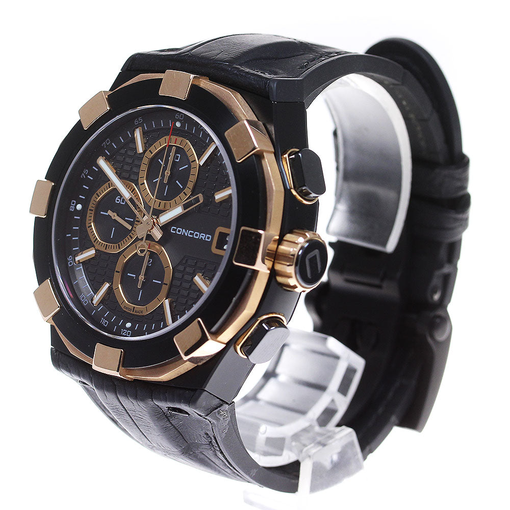 Concord 01.6.51.1083 C1 Chronograph with PG Bezel and Automatic Movement Men's