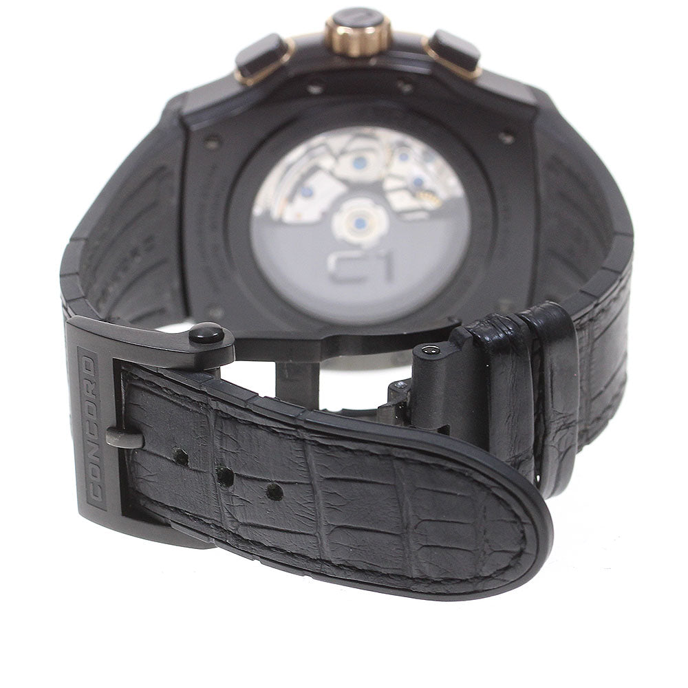 Concord 01.6.51.1083 C1 Chronograph with PG Bezel and Automatic Movement Men's