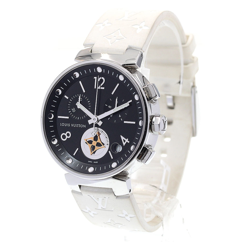 LOUIS VUITTON Q8D11 Tambour Moonstar GM Chronograph Quartz Men's