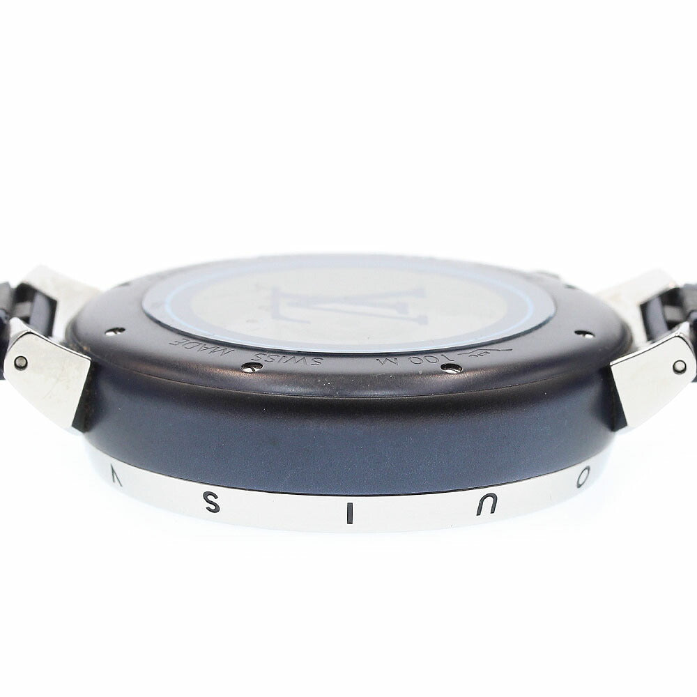 LOUIS VUITTON QA121 Tambour Street Diver Automatic Men's Watch Good Condition Box and Warranty Card Included