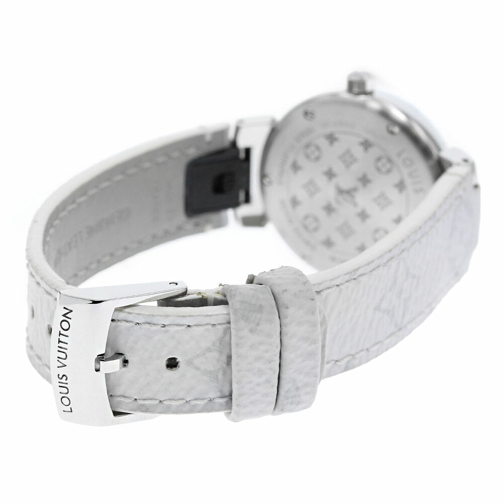 LOUIS VUITTON QA091 Tambour New Wave Small Second Quartz Women's Watch Good Condition