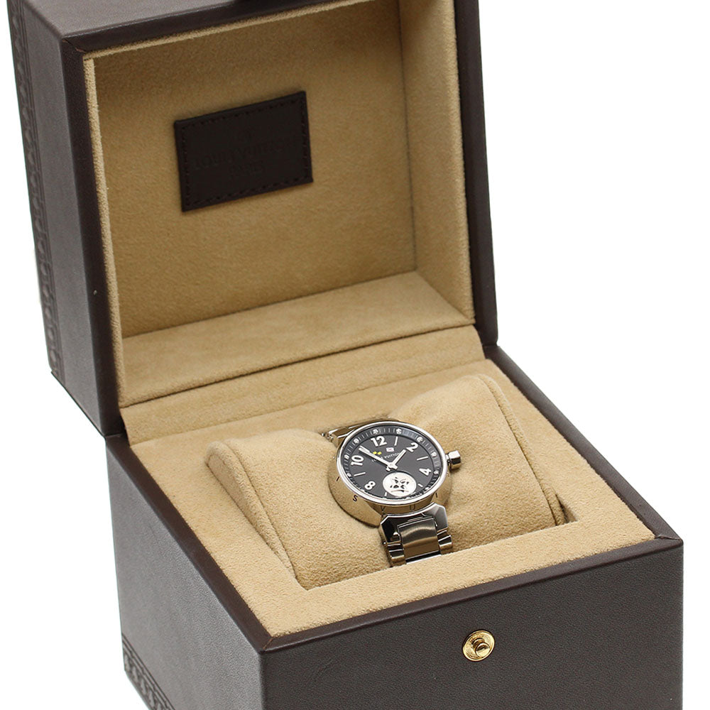 LOUIS VUITTON Q12M1 Tambour Lovely Cup 12 Diamond Quartz Women's with Inner Box