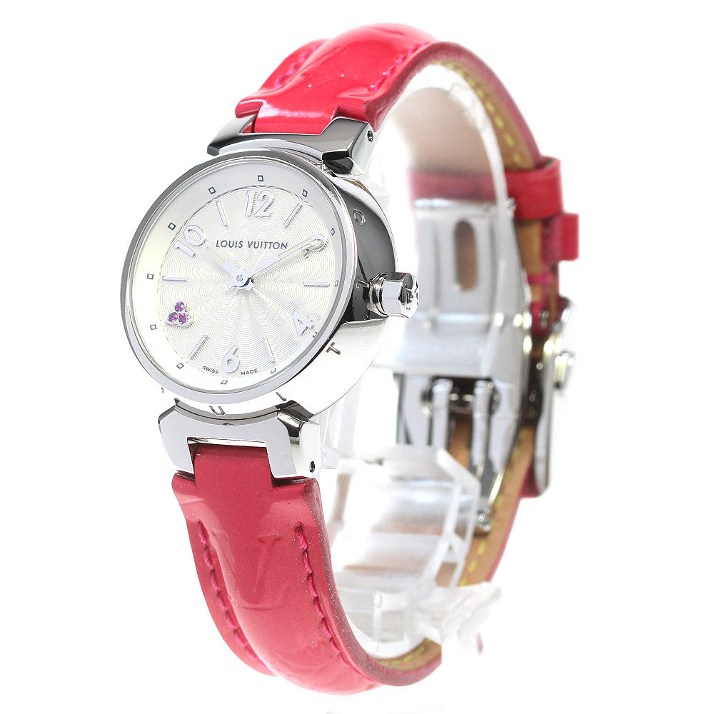 LOUIS VUITTON Q1218 Tambour Heart Quartz Women's Watch Good Condition
