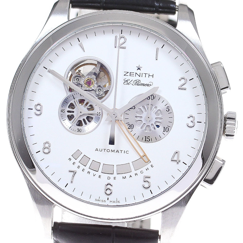ZENITH 03.0520.4021 Grand Class Open El Primero Chronograph Automatic Men's Watch in Good Condition