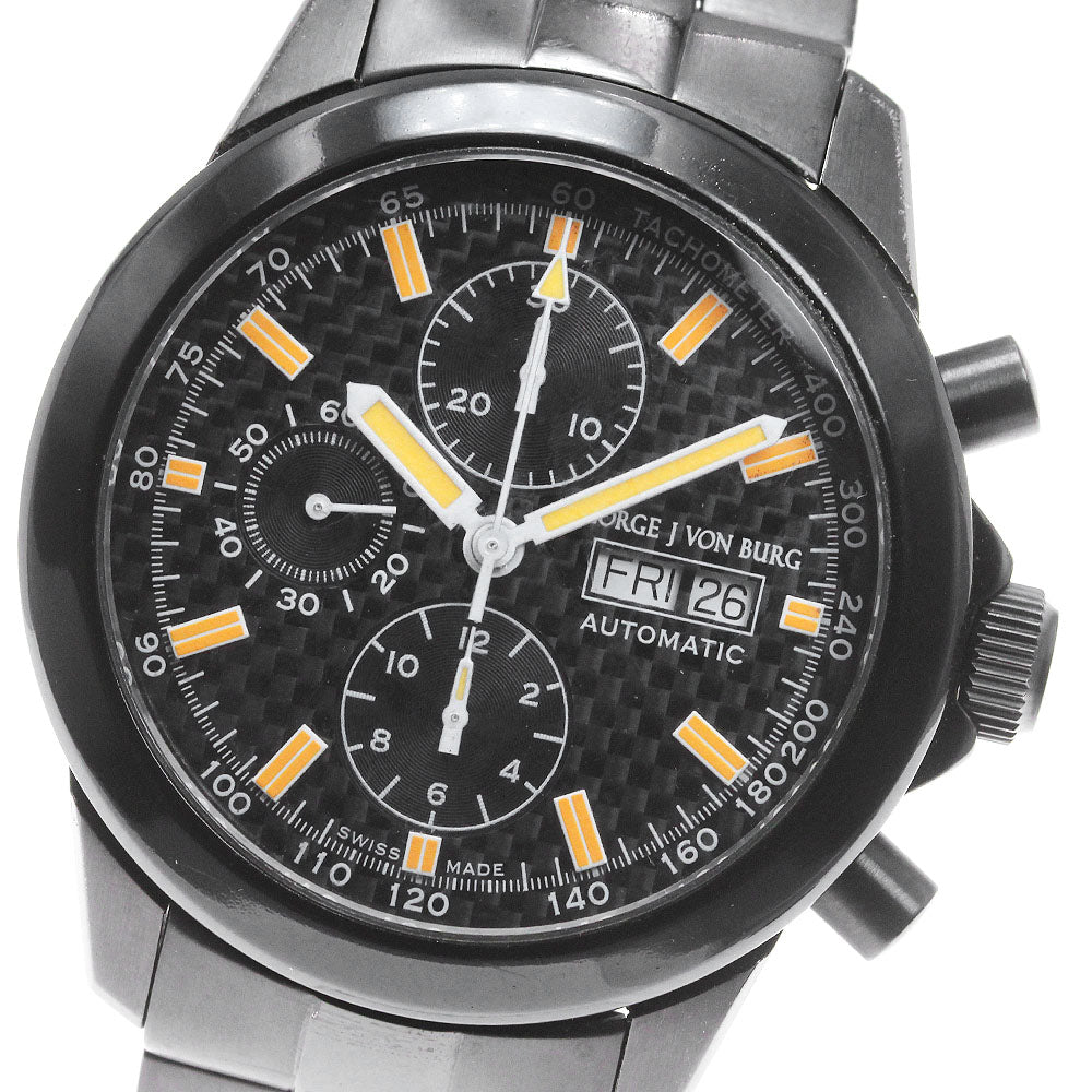 George J. Von Burg MGJVB-0053 Chronograph with Small Seconds Automatic Men's