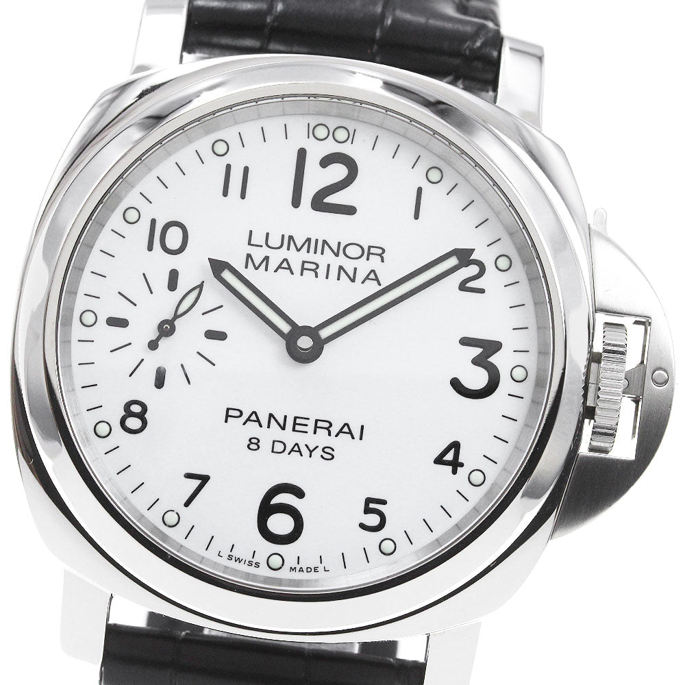 PANERAI PAM00563 Luminor Marina 8DAYS Small Seconds Manual Winding Men's Watch in Good Condition