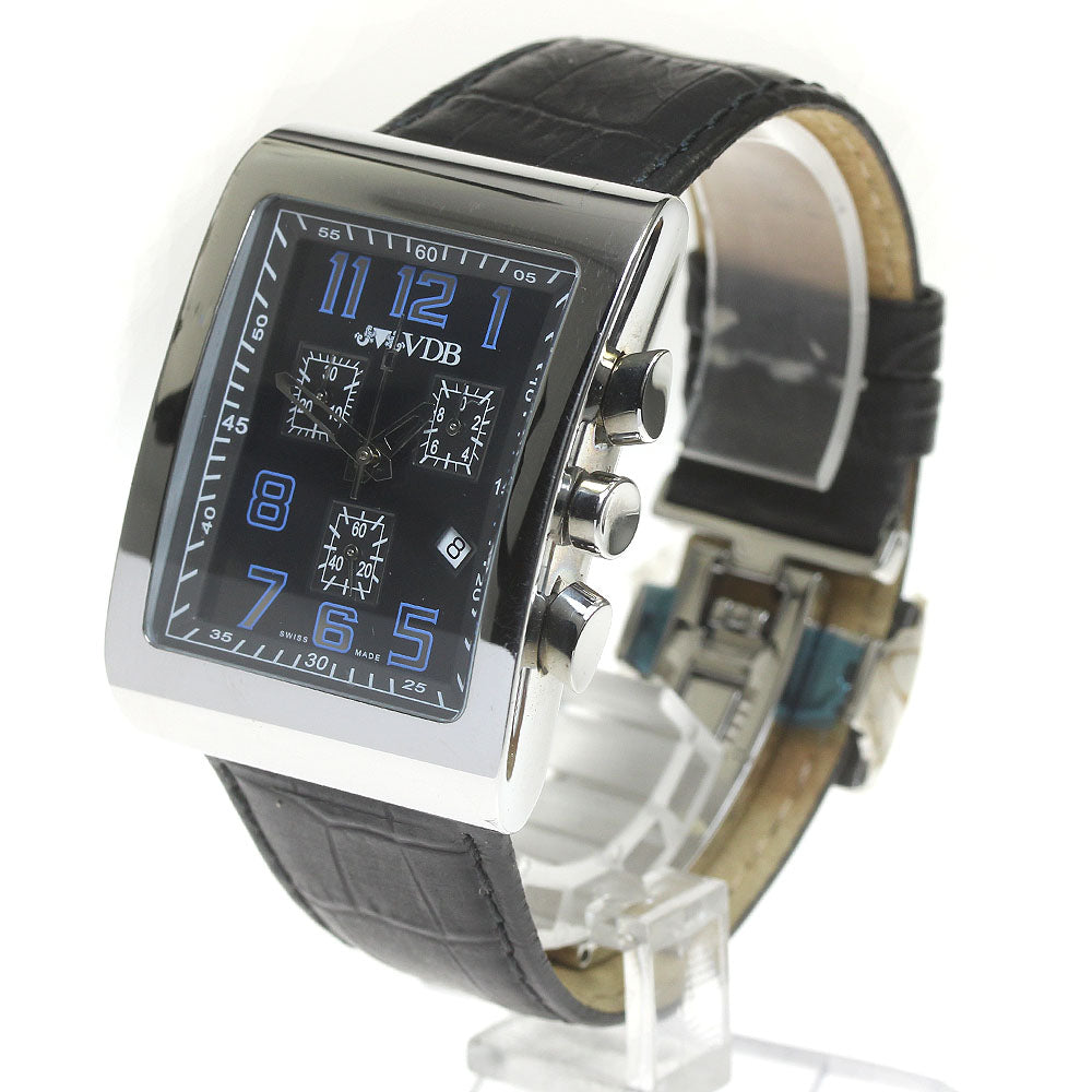 VAN DER BAUWEDE Rectangular Chronograph Quartz Men's