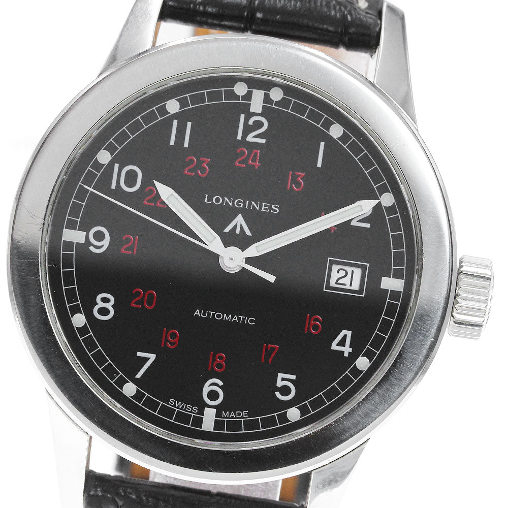 LONGINES L2.832.4 Heritage Military Date Automatic Men's Watch with Warranty