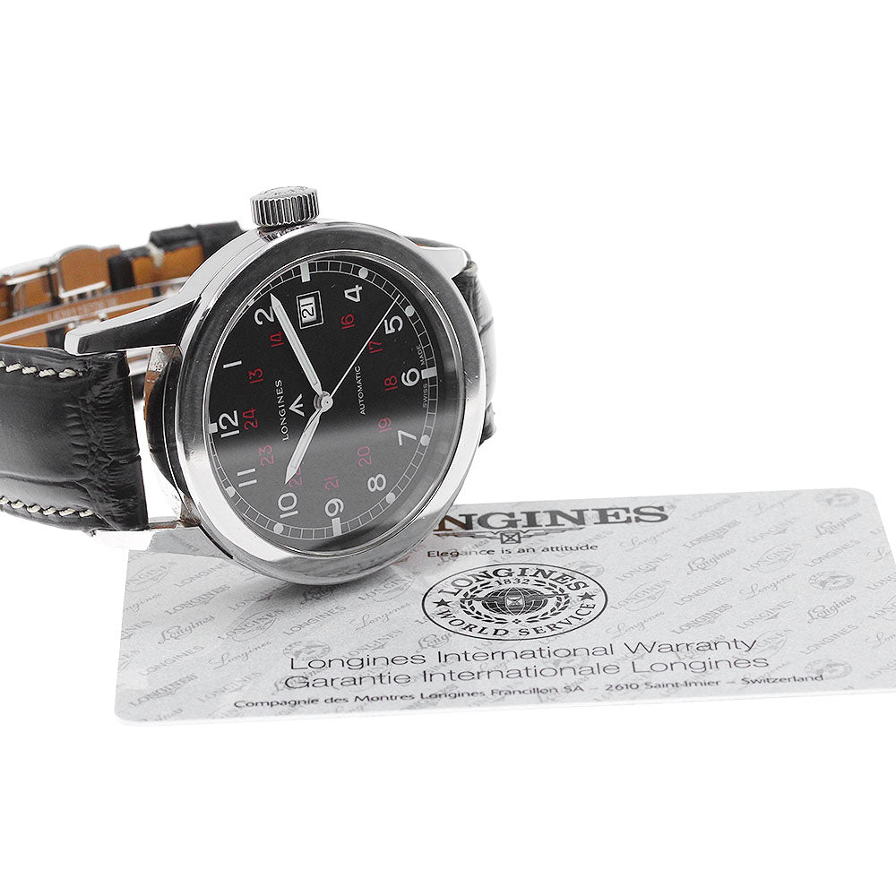 LONGINES L2.832.4 Heritage Military Date Automatic Men's Watch with Warranty